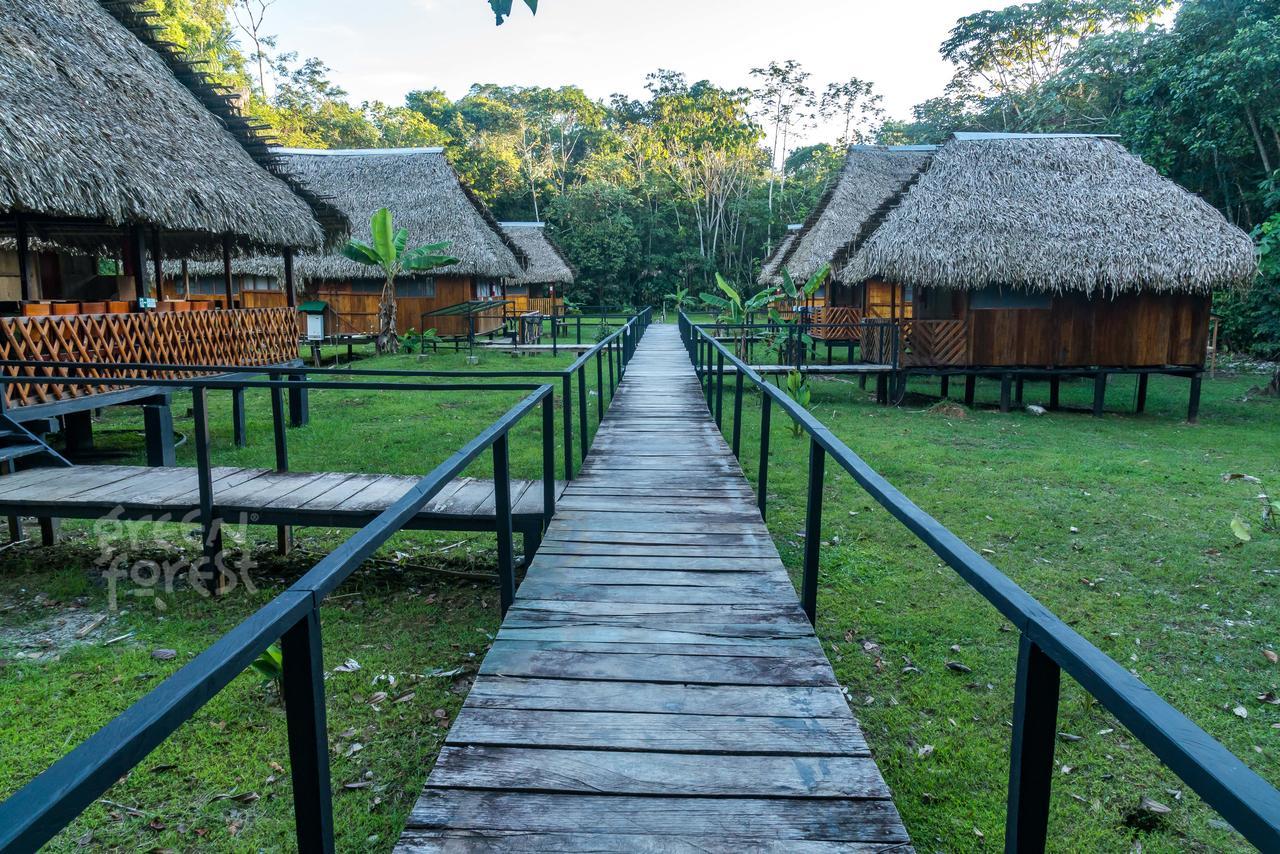 Green Forest Ecolodge Puerto Montufar ภายนอก รูปภาพ